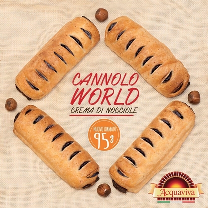 Immagine di CANNOLO CIOCCOLATO GR.95X60 ACQUAVIVA