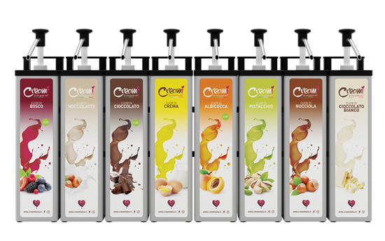 Immagine di DISPENSER PLASTICO CREAMI 1 GUSTO