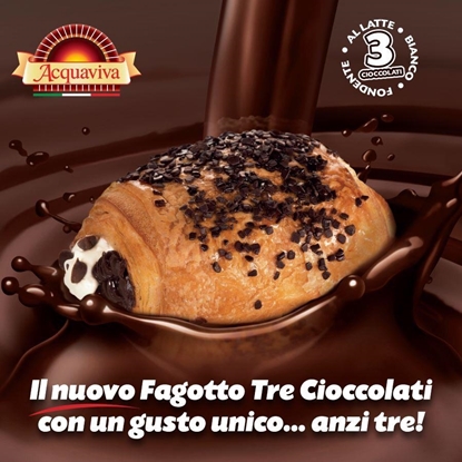 Immagine di FAGOTTO 3 CIOCCOLATI GR.90X45 ACQUAVIVA