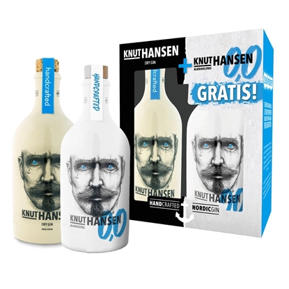 Immagine di GIN KNUT HANSEN + 2 BICCHIERI IN CERAMICA  CL50