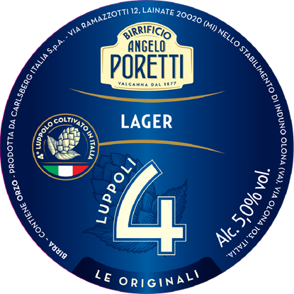 Immagine di FUSTO PORETTI 4 LUPPOLI  BIONDA MODULAR LT.20