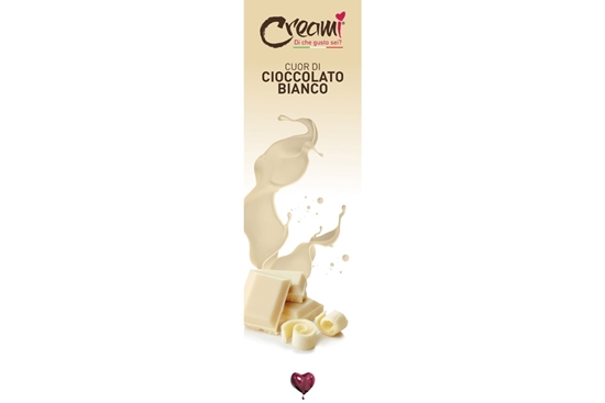 Immagine di RICARICA CUOR DI CIOCCOLATO BIANCO KG. 1,4 PZ.2 CREAMI