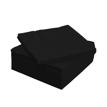 Immagine di TOVAGLIONI NERI 24X24 PZ.100